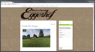 Eggerhof – Website