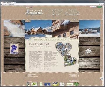 Forsterhof Appartements – Website