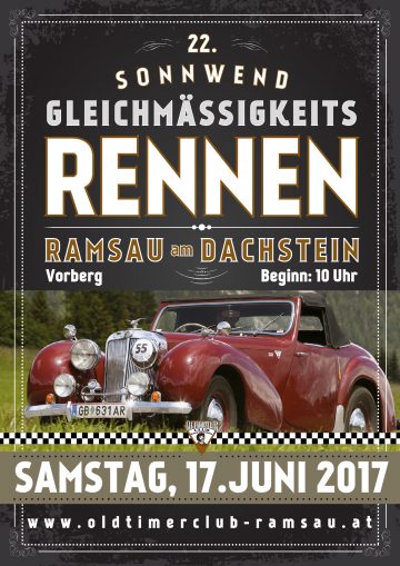 Oldtimerclub Ramsau – Folder + Plakat