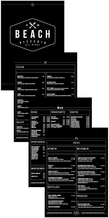 Ramsau Beach Pizzeria – Pocketguide & Speisekarten