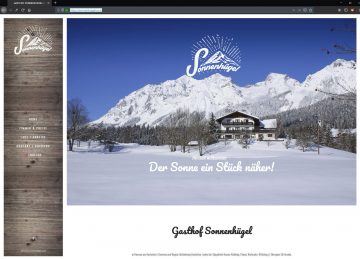 Gasthof Sonnenhügel – Website