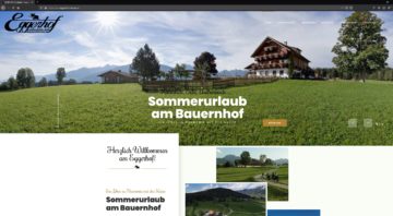 Eggerhof Ramsau – Website Relaunch