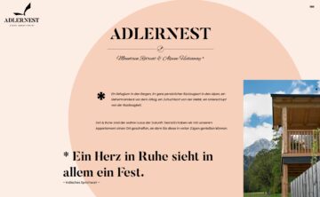Adlernest – Website