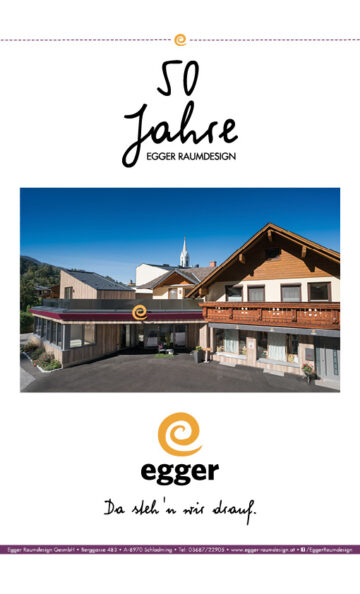 Egger Raumdesign – Inserate & Drucksorten