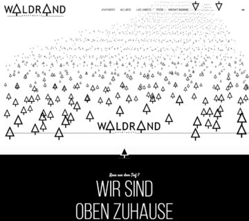 Waldrand Apartments -Website + Logo