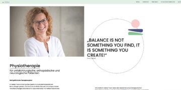 In Balance – Physiotherapie – Website + Logo