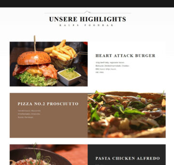 Kalps Foodbar – Website + Logo